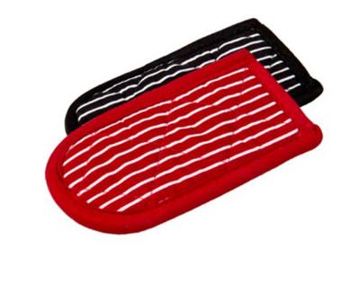 FABRIC HOT HANDLE HOLDERS - STRIPED - SET OF 2