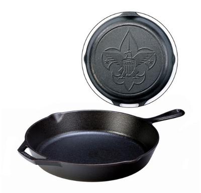 CAST IRON BOY SCOUT SKILLET - 12 INCH