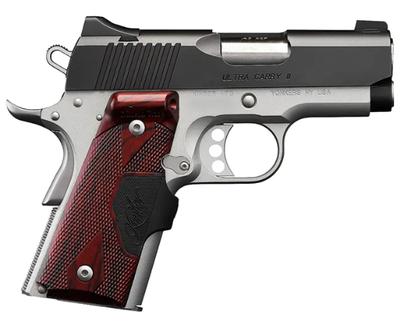 ULTRA CARRY II - 45 ACP - 7 RDS -SATIN SILVER - ROSEWOOD - CRIMSON TRACE
