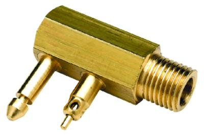 Seachoice Deluxe Fuel Connector For BRP/Evinrude/Johnson, Brass - Male Tank Fitting 1/4