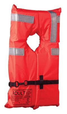 TYPE I COMMERCIAL LIFE JACKET - ADULT - 75 LBS AND OVER