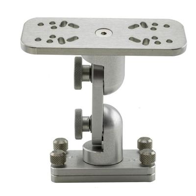 DUAL ARTICULATING ELECTRONICS MOUNT - 8 INCH - WITH SLIM THUMBSCREW BASE