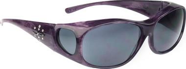 Jonathan Paul Fitovers Eyewear Medium Element In Purple-Haze & Gray EM006S