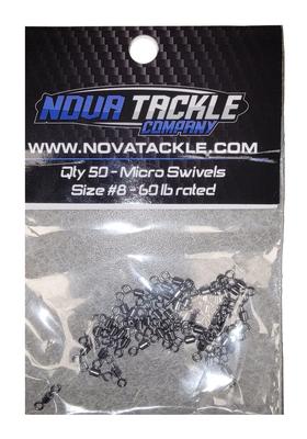 STAINLESS MICRO BARREL SWIVELS - 50 PACK
