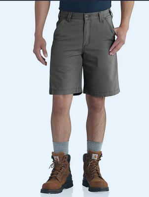RUGGED FLEX RELAXED FIT CANVAS WORK SHORT