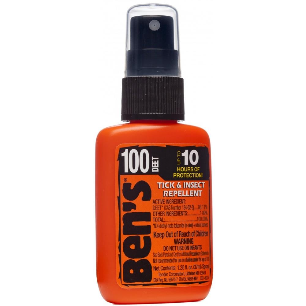  Bens 100 Max Deet Tick And Insect Repellent Spray