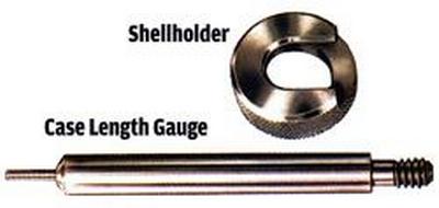 Case Length Gauge And Shell Holder - 338 Win Mag