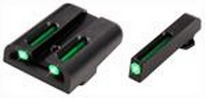 Tfo Tritium/fiber Optic Day/night Sights - Glock High Set - Grn/grn