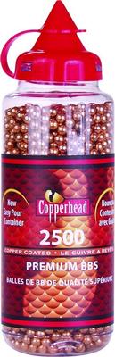 Details about    Copperhead 4.5mm Copper Coated BBs In EZ-Pour Bottle For BB Air 2500 Count 
