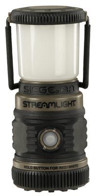 Seige Aa Outdoor Lantern - 200 Lumens - White / Red Leds