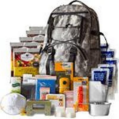 Camo Survival Kit Backpack For One Person