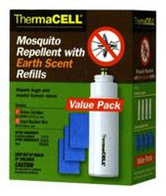 Earth Scent Refills - 4 Cartridges / 12 Repellant Mats