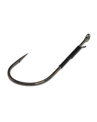 Heavy Cover Worm Hook 4/0 Blk 4pk