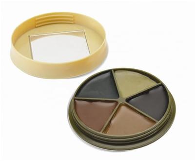 Camo Face Paint Kit With Mirror - 5 Color