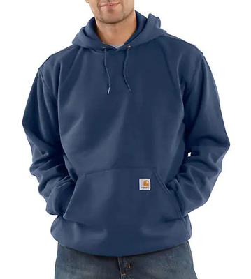 MEN'S MIDWEIGHT HOODED PULLOVER SWEATSHIRT - NAVY - TALL SIZES