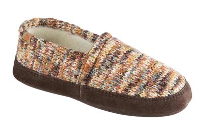 TEXTURED MOCCASINS - SUNSET CABLE KNIT - WOMEN'S