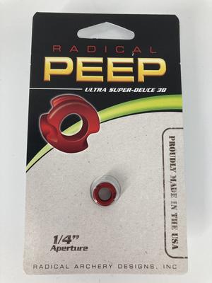 Super Deuce 38 Red 1/4 Peep Sight