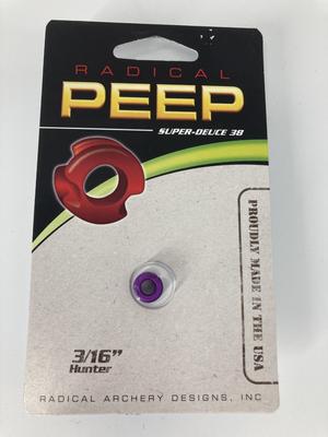 Super Deuce 38 Purple 3/16 Peep Sight