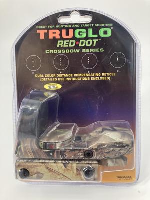 Trajectory Compensating - Crossbow Dual Color Open Red Dot Scope - Camo