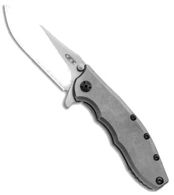 Zero Tolerance 0562TI Hinderer Frame Lock Knife Titanium (3.5